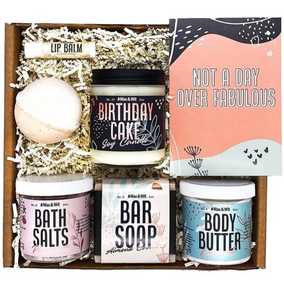 Gift Basket for Women Spa Gifts for Women 30th -70th Birthday Gifts for Her